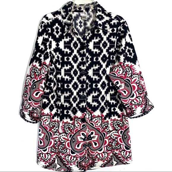 Shana K Top/Jacket Women’s Size Large - Picture 1 of 8